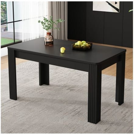 Tables de salle à manger, tables solides, tables à quatre pieds, tables rectangulaires