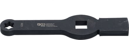BGS Slag-ringsleutel E-profiel (voor Torx) met 2 slagvlakken SW E20 - 35320