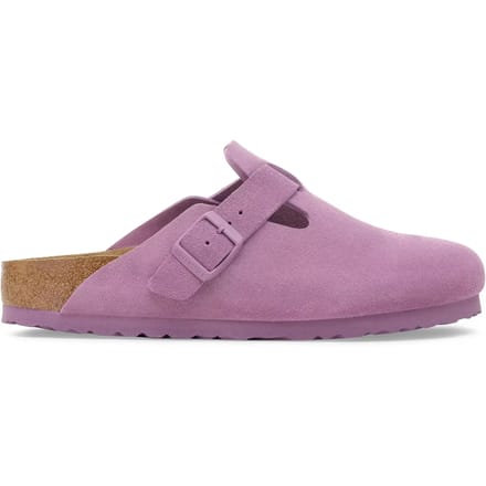 Suède klompen Birkenstock Boston