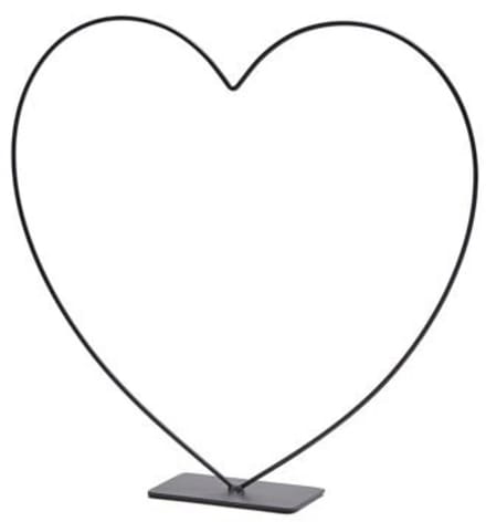 Paardekooper metalen hart op standaard 7436076