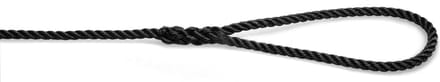 U-Rope Landvasten  Zwart, Afmeting: 12 mm x 10,0 meter