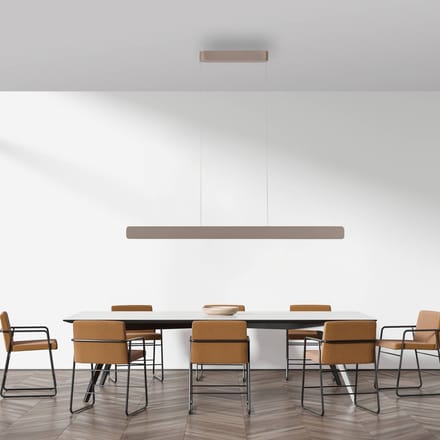 Paul Neuhaus LED hanglamp Q-Stretto, brons, 120 cm