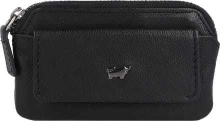 Braun Büffel Anna Sleuteletui Leer 11 cm - schwarz