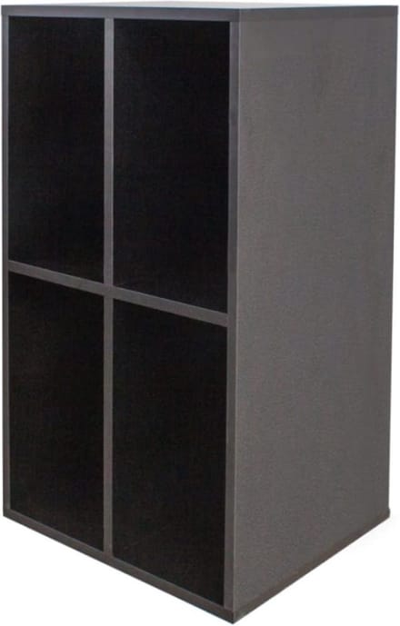 DailySupplies Lp Opbergsysteem - Lp Houder - Lp Koffer - Hout - Zwart
