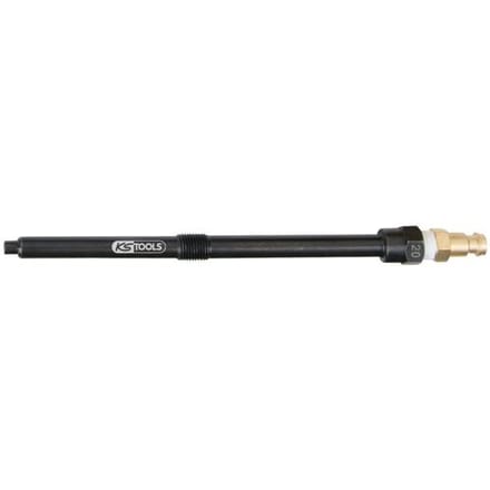 KS Tools 150.3680 Gloeibougieadapter, M10x1,0 met buitenschroefdraad, lengte 175 mm