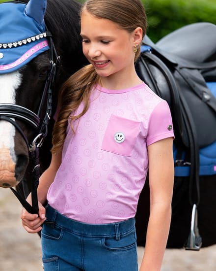 Qhp Shirt Qhp Rosalynn Kids Roze - 152