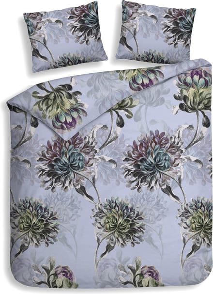 Heckett & Lane Flanel Dekbedovertrek Bing (Frost Blue) - 240x200/220 cm