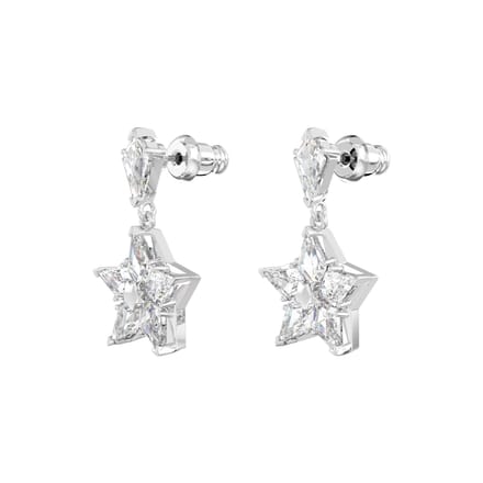 Swarovski Stella Oorbellen Dangle Vrouwen Oorbellen Wit 5652002 Box (Random Color) white