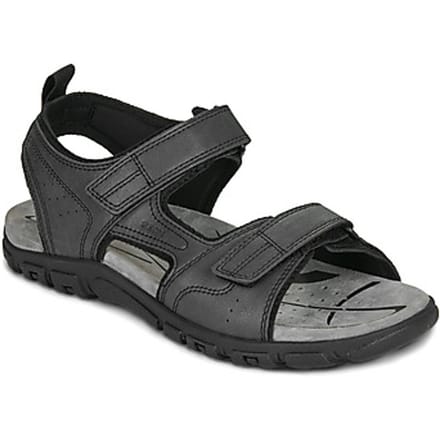 GEOX STRADA HEREN Sandalen - ZWART - Maat 43