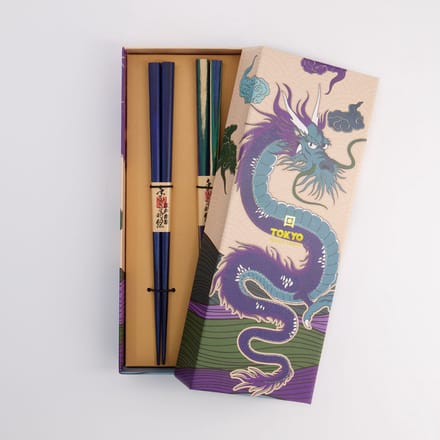 Tokyo Design Studio - Eetstokjes - Cadeau Set - 2 Paar - Draak