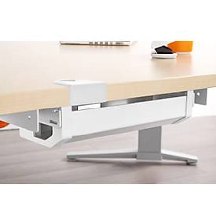 Kabelgoot - voor bureau B 2000 mm PLANOVA ERGOSTYLE - B 1538 mm - wit - van ons merk Schäfer Shop Genius