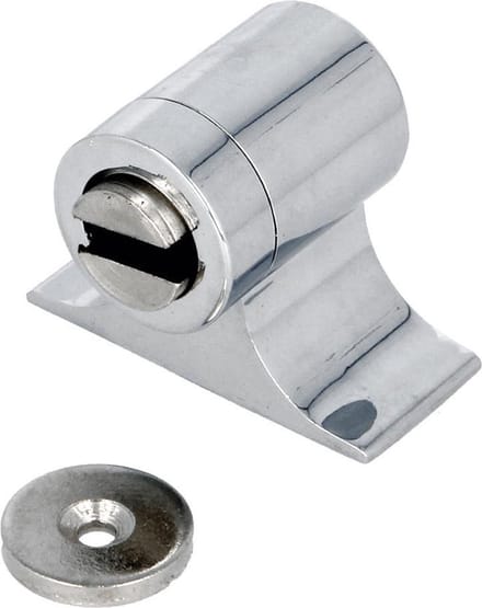 Deurstopper met magneet - chroom 44x55x43mm