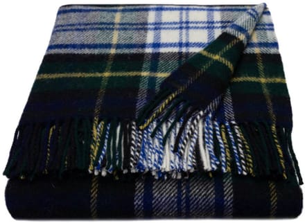 WOOOL Luxury Plaid - TARTAN (Dress Gordon) - 150x183cm - 100% Wol