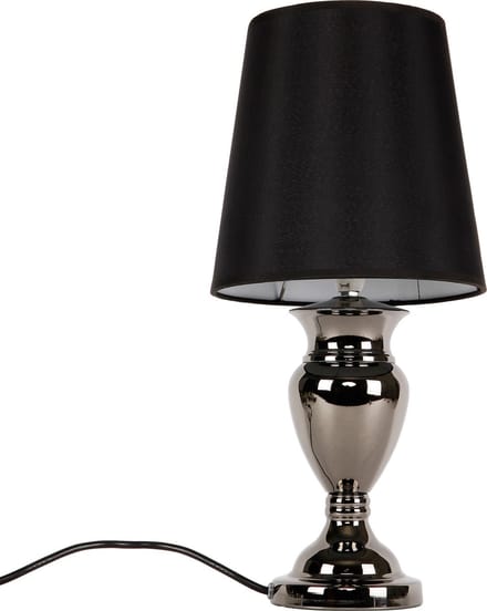 Tafellamp Steampunk metaal 48xØ22 cm E14 chroom en zwart