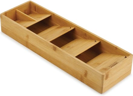 Joseph Joseph bestekbak bamboe small - drawerstore - Bruin - Sorteervakken | Duurzaam | Anti-slip