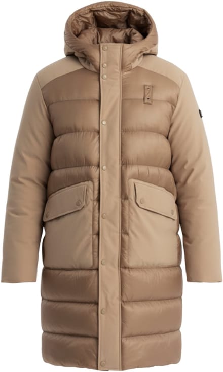 OMBRE Jas - Polyamide - Rits Koffie S