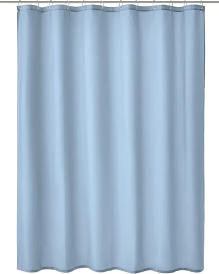 Famanu – Douchegordijn azuur 120 x 200 cm – polyester (Kito)