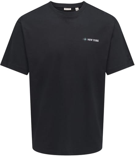 ONLY&SONS - ONSFRED BLUEPRINT LIFE RLX SS TEE - Heren - T-shirts