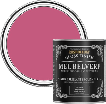 Rust-Oleum Roze Meubelverf Hoogglans - Framboos 750ml