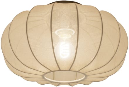Lumidora Plafondlamp 74921 - Plafonniere - TACK - E27 - Taupe - Textiel - ⌀ 38 cm