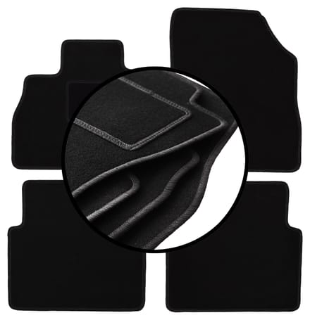 Complete set veloursmatten voor: Renault Scenic IV minivan (2016-)