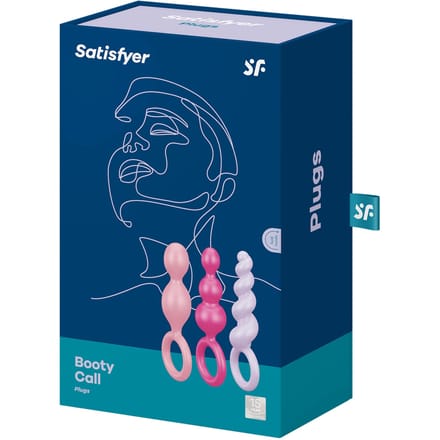 Satisfyer Plugs gemaakt van siliconen, 13,5 - 14 cm, 3 delen