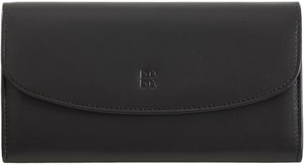 DuDu Gandia Portemonnee RFID-bescherming Leder 19 cm - Dames - Horizontaal - navy