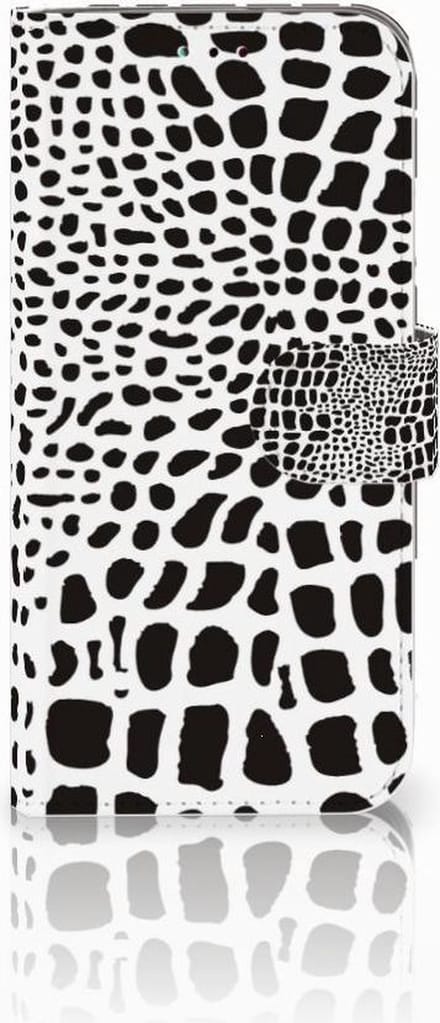Samsung Galaxy A40 Telefoonhoesje met Pasjes Slangenprint