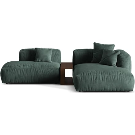 Hoekbank Martina rechts velvet | Micadoni