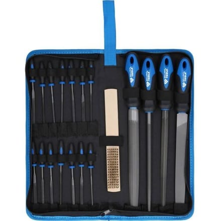 Brilliant Tools BT103030 Vijlen set met vijlenborstel, 19-delig 1 stuk(s)