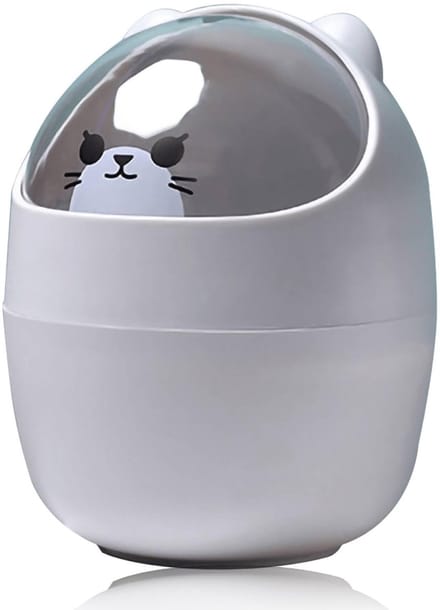 Dailygoods- Prullenbak Mini - Schattig Dier Design - Lichtgewicht