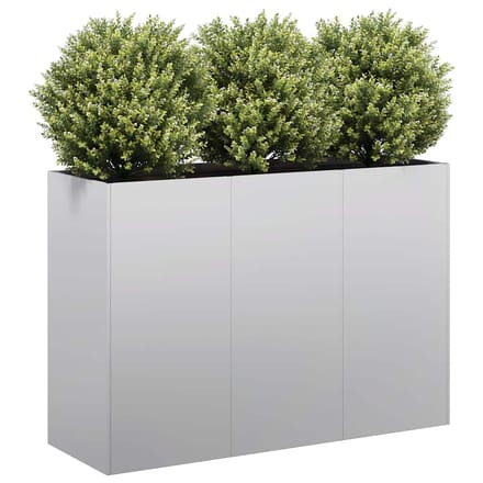 vidaXL - Plantenbak - 120x40x80 - cm - gegalvaniseerd - staal