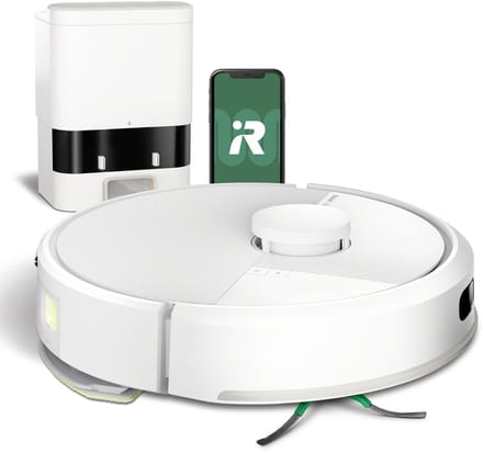 iRobot Roomba® 105 Combo + AutoEmpty Dock - Robotstofzuiger met Dweilfunctie - Wit (Y3512)