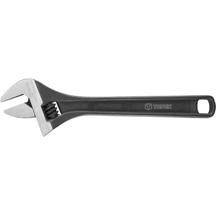 Topex - Verstelbare Moersleutel - 250mm - 0-35mm - Chroom-vanadium Staal