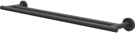 IVY Wandhanddoekrek - 60 cm - Dubbel - Mat Zwart