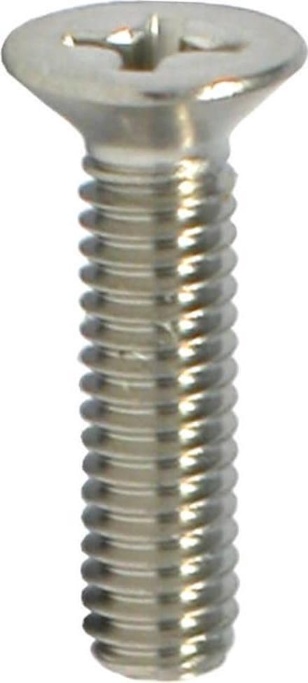 Metaalschroef PK met moer - rvs - M3 x 20 mm (30 stuks)