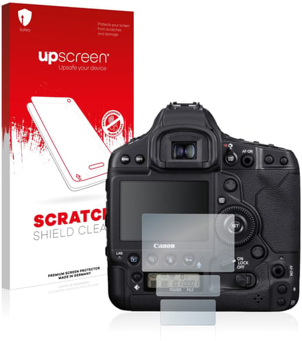 upscreen - Screenprotector voor Canon EOS 1D X Mark III - Folie Beschermfolie transparant