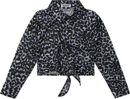 DJ Dutchjeans - Blouse Leopard Blue - Maat 128