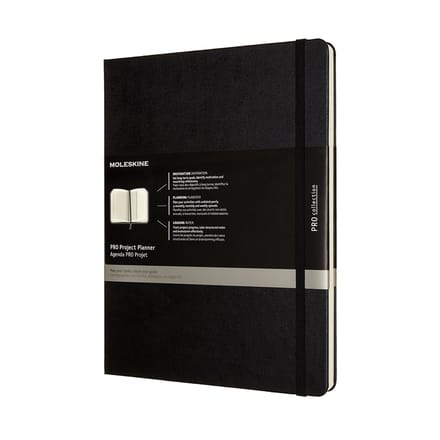 Moleskine Professional Project Planner - Extra Large - Hardcover - Zwart