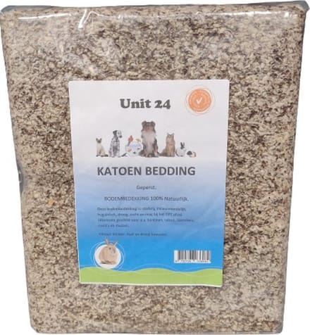 Unit 24 - Katoen Bodembedekking Knaagdieren - 40 Liter