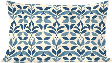 Sierkussens - Kussentjes Woonkamer - 60x40 cm - Flora - Modern - Blauw