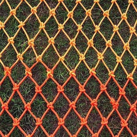 Klimnet voor Kinderen - Veiligheidsnet Speeltoestel - Buiten Spelen - Stevig Nylon Materiaal - 2 x 2 meter - Multicolor