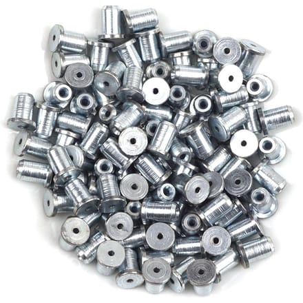 BCR020 100 Stuks Auto Raammechanisme Reparatieset Staalkabel Draad Eindstuk Pen Stop Huls Klinknagel 8x9.25/1.6 mm