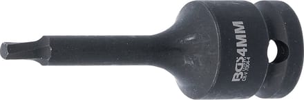 BGS Schroefuitdraaier Aandrijving binnenvierkant 12,5 mm (1/2") voor defecte binnenzeskant 4 mm - 7004-4