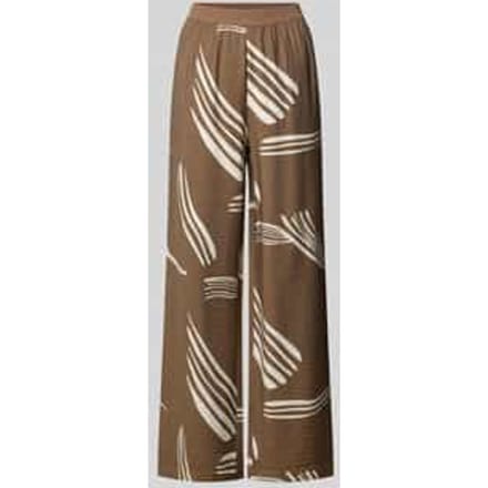Stoffen broek van viscosemix model 'Cevil leaf'