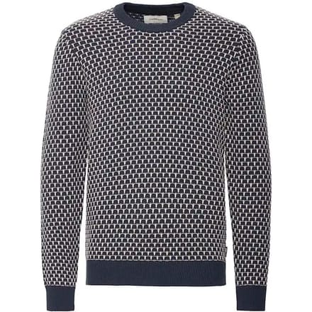 Gebreide pullover met ronde hals, model 'DONG'