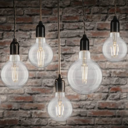 Filament 230 V LED Globe G80 E27 470lm 4,8W 4000K Helder