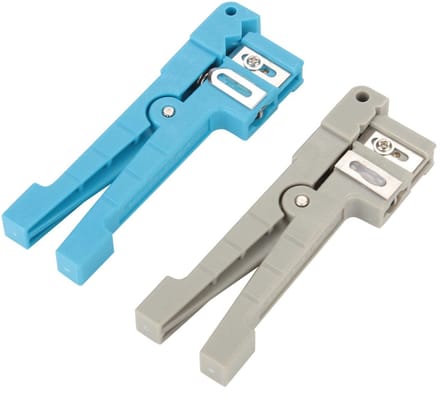 Dailygoods- Glasvezel Stripper - Verstelbare Bladen - Kabel Cutter - Crimper - Tool voor Glasvezel - Comfortabele Grip - Efficiënt Strippen - Striptool