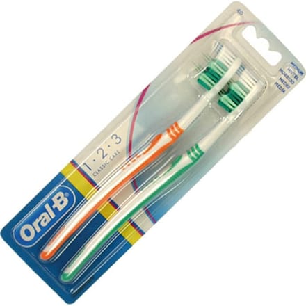 Oral B - Tandenborstel - 123 - Classic Care - Medium - 2st