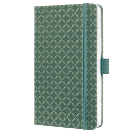 Sigel Jolie notitieboek Flair formaat A6 natural green met lijn
